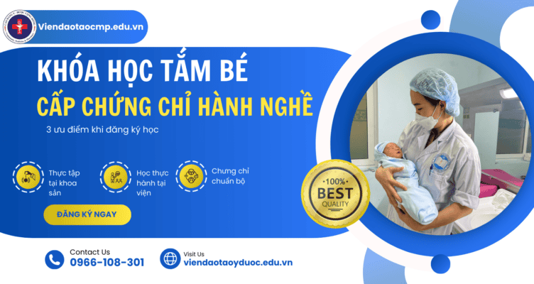 Khóa học tắm bé cấp chứng chỉ