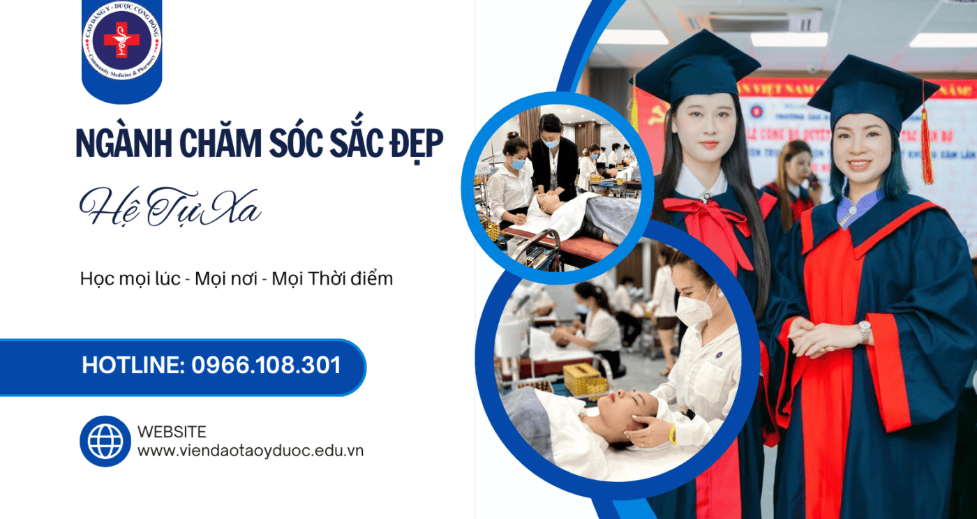 ngành chăm sóc sắc đẹp học online