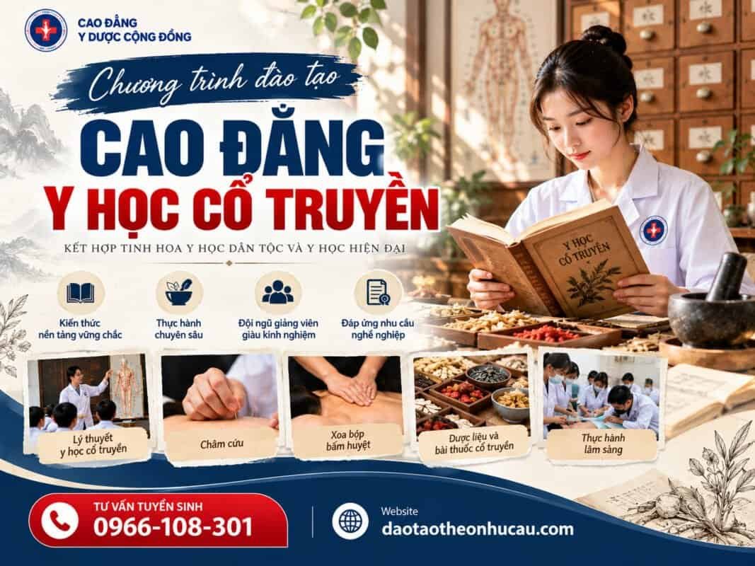 chương trình cao đẳng y học cổ truyền