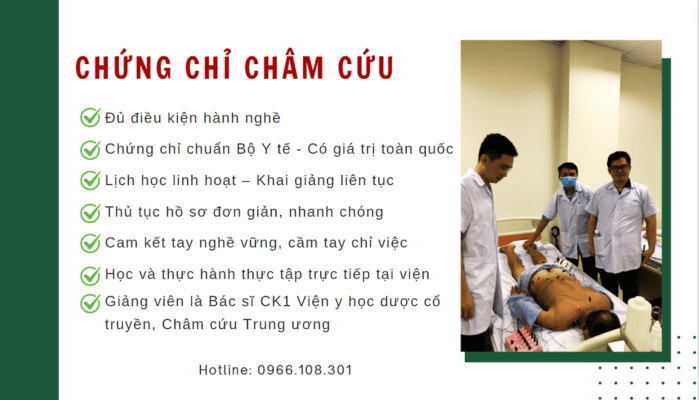 giá trị pháp lý chứng chỉ châm cứu