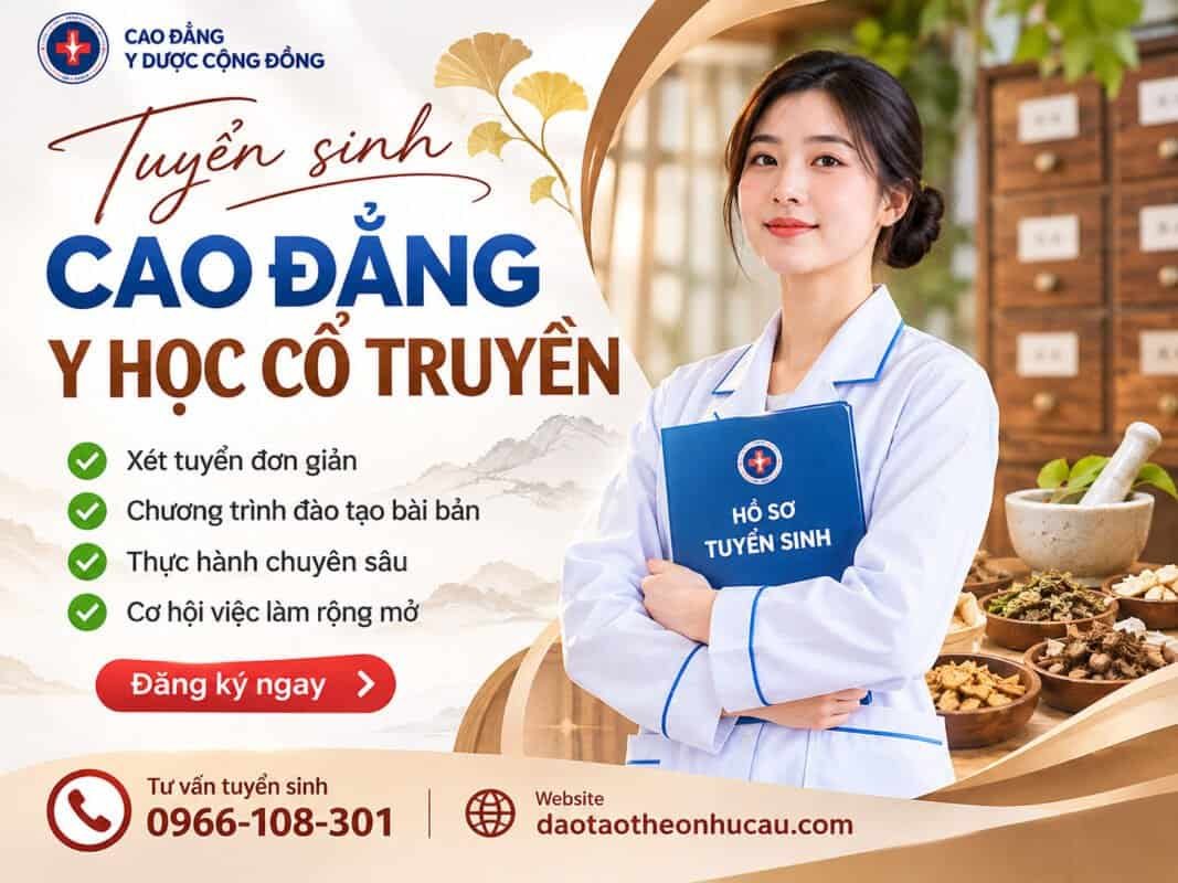 tuyển sinh cao đẳng y học cổ truyền