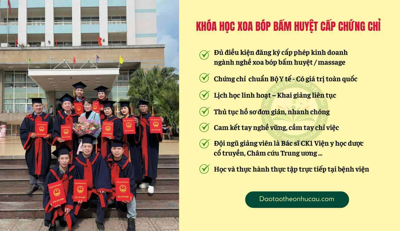 Chứng chỉ xoa bóp bấm huyệt để làm gì
