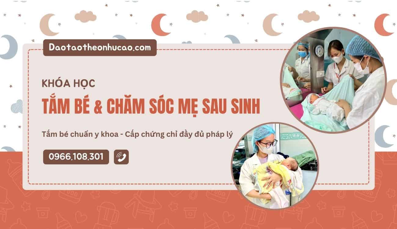 Khóa Học Tắm Bé Cấp Chứng Chỉ