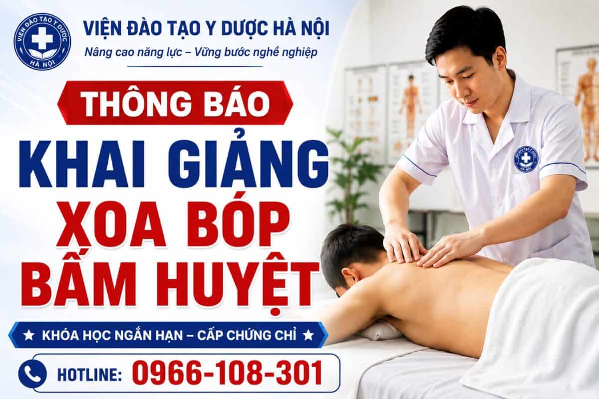 Học xoa bóp bấm huyệt ở Hà Nội