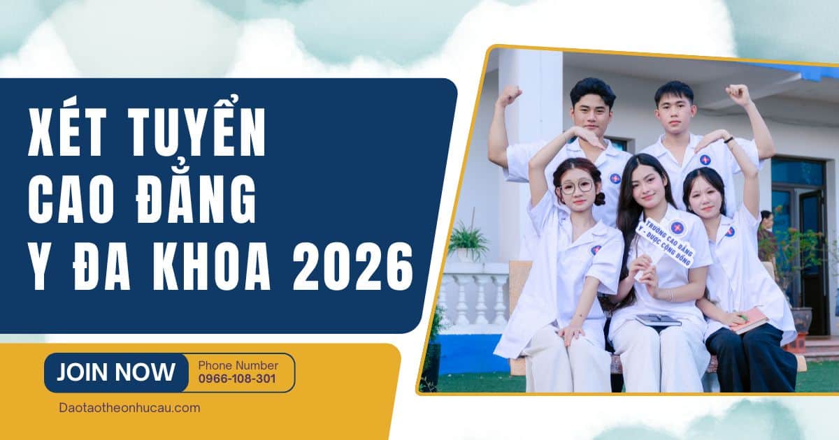 Văn bằng 2 Cao đẳng Y sĩ Đa khoa năm 2026